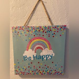 Rainbow wall hanging